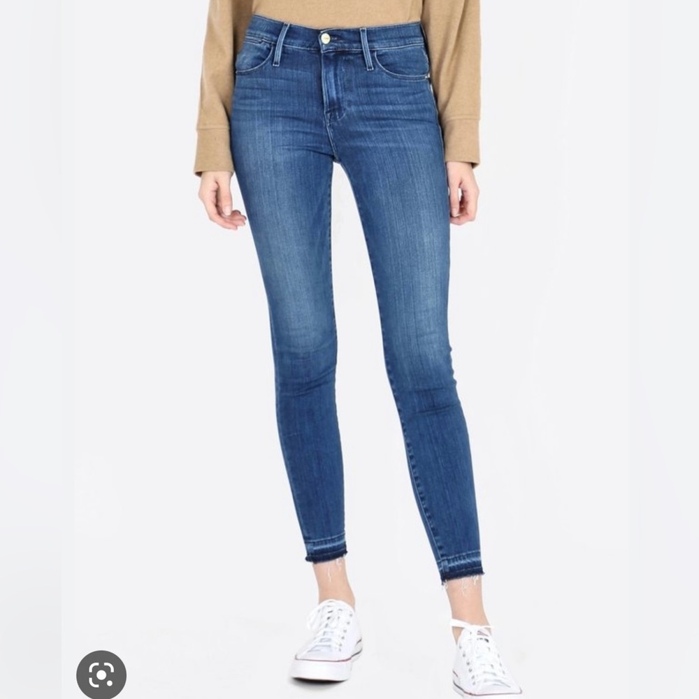 Frame Le High Skinny Crop